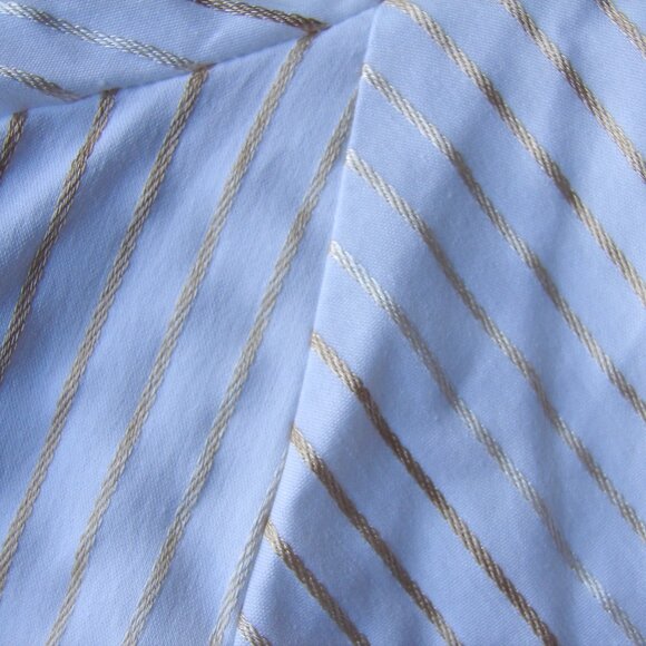 Worthington Woman Stretch Button Front SHIRT, 3X, White w/Gold Stripe NWOT - Picture 11 of 11